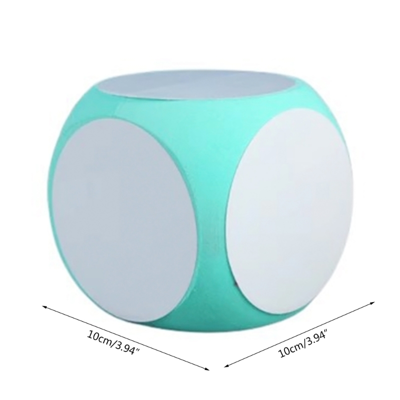 4x4 inch đa năng bảng trắng DICE giáo dục Cube Dice tẩy khô Cube viết trên lau Off tẩy khô Cục củ DICE