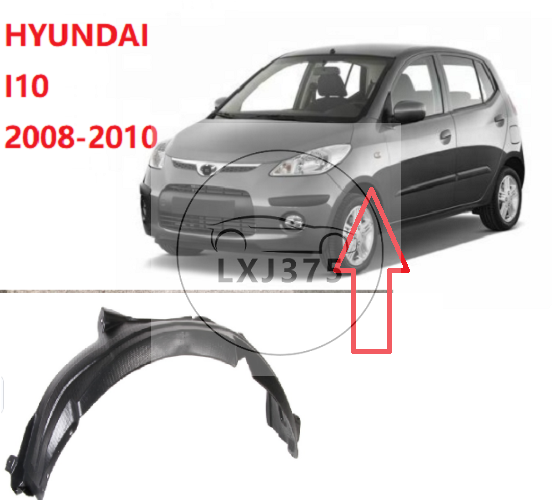 1PCS ONE SDIE front Fender Liner for Hyundai I10 2008 2009 2010 Front