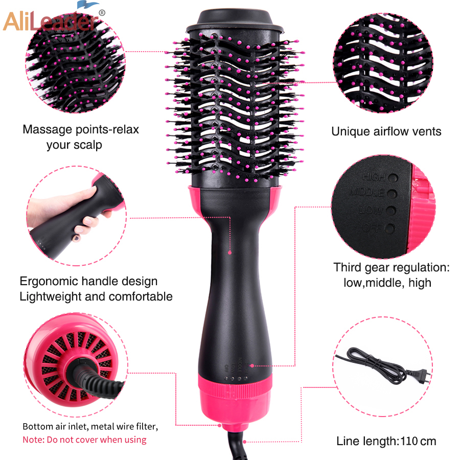 Wenefang%20Fashion%20One%20Step%20Hot%20Air%20Brush%20Salon%20Professional%20Hair%20Dryer%20Volumizer%20Hot%20Air%20Brush%20Negative%20Ion%20Generator%20Hair%20Straightener%20Curler%20-%20Image%204