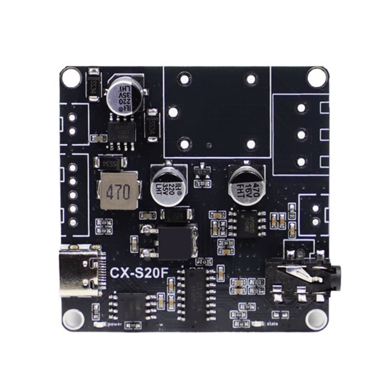 -S20F Standard Edition 20W MP3 Voice Broadcasting Module MCU Control Via USB to TTL Serial Port Trigger Custom Audio Support