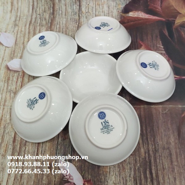 chén muối tiêu nhỏ sứ Minh Long - chén muối tiêu nhỏ