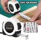 Braking Steel Ruler Tape Measure Clear Reading Tapeline Ergonomic Design for Family Friends Neighbors Gift. 