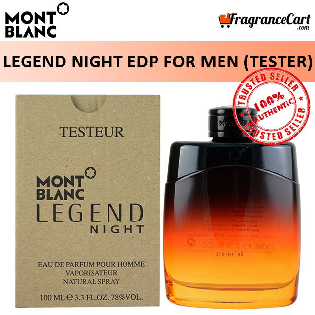 Mont Blanc Legend Night Edp For Men 100ml Tester Eau De Parfum Montblanc Legendnight Brand New 100 Authentic Perfume Fragrance Lazada Singapore