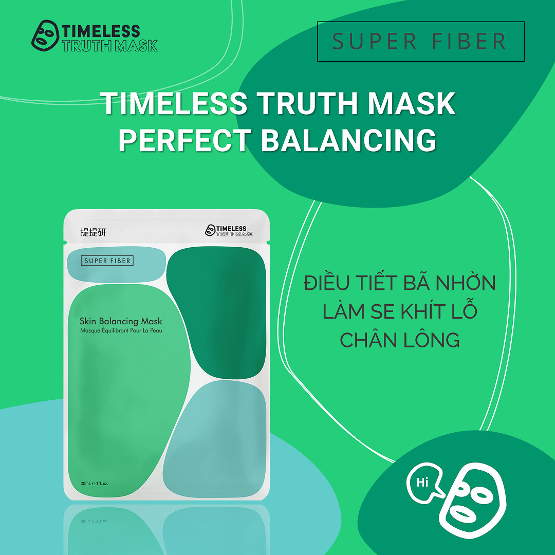 Hộp 5 Mặt nạ Lụa Peptide se khít lỗ chân lông Timeless Truth Mask (Hộp 5 tấm x 30ml)