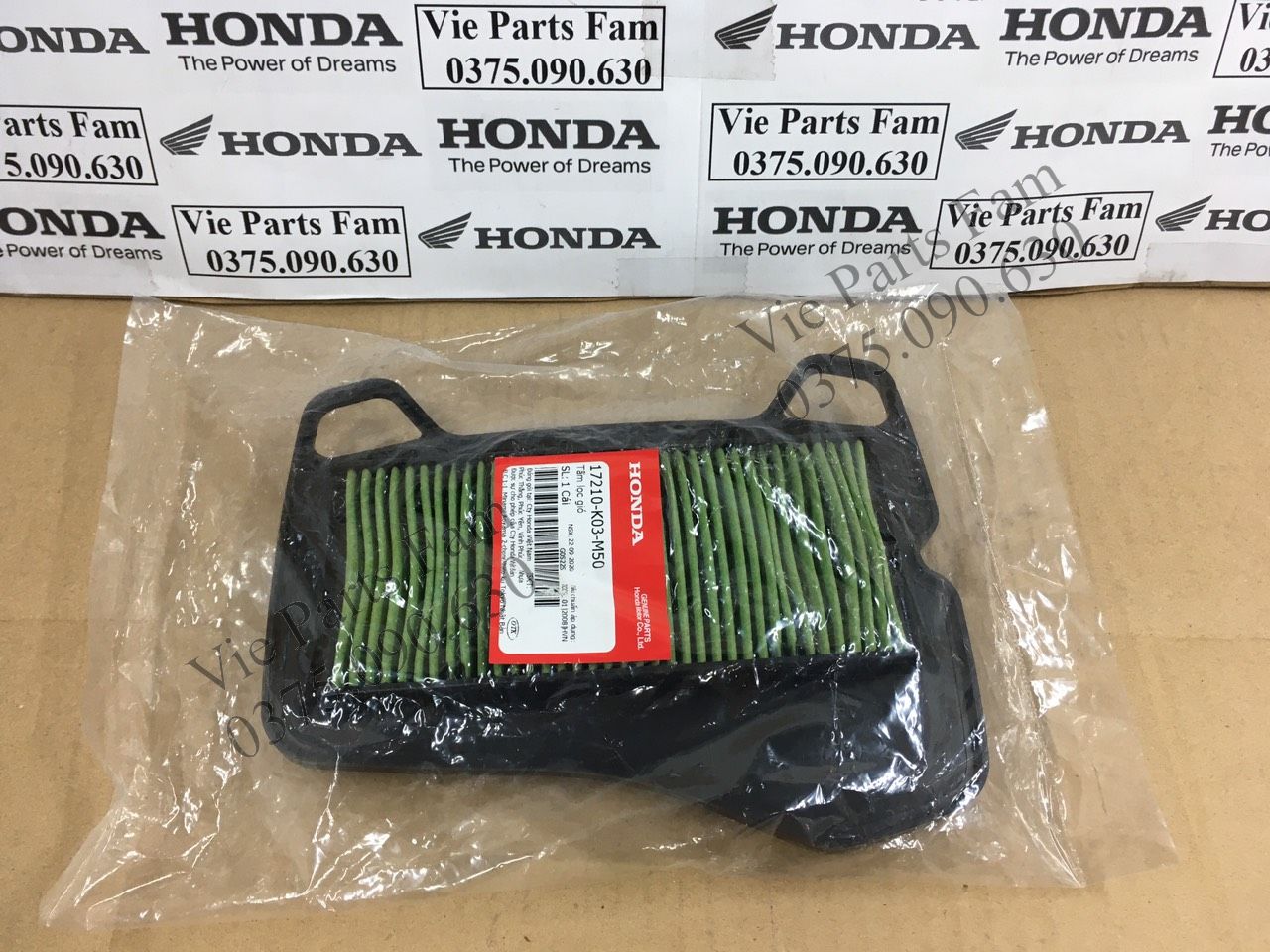 Lọc khí, lọc gió wave rsx fi 2014-2023, hàng din honda mới 100%