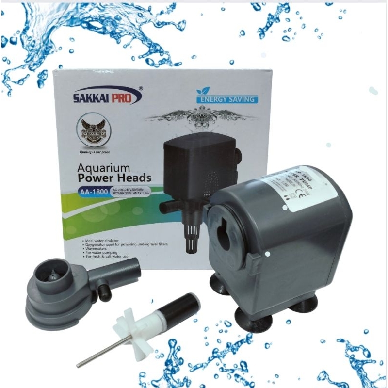 SAKKAI PRO AA 1800 Submersible pump Pompa aquarium kolam airmancur