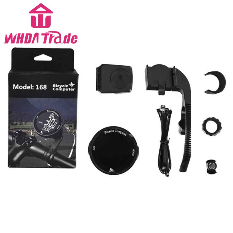Không Dây máy tính Xe Đạp Không Thấm Nước Đồng hồ đo đường cho xe đạp đa chức năng màn hình LCD Đồng hồ đo tốc độ đạp xe Xe Đạp Leo Núi Đồng hồ tốc độ