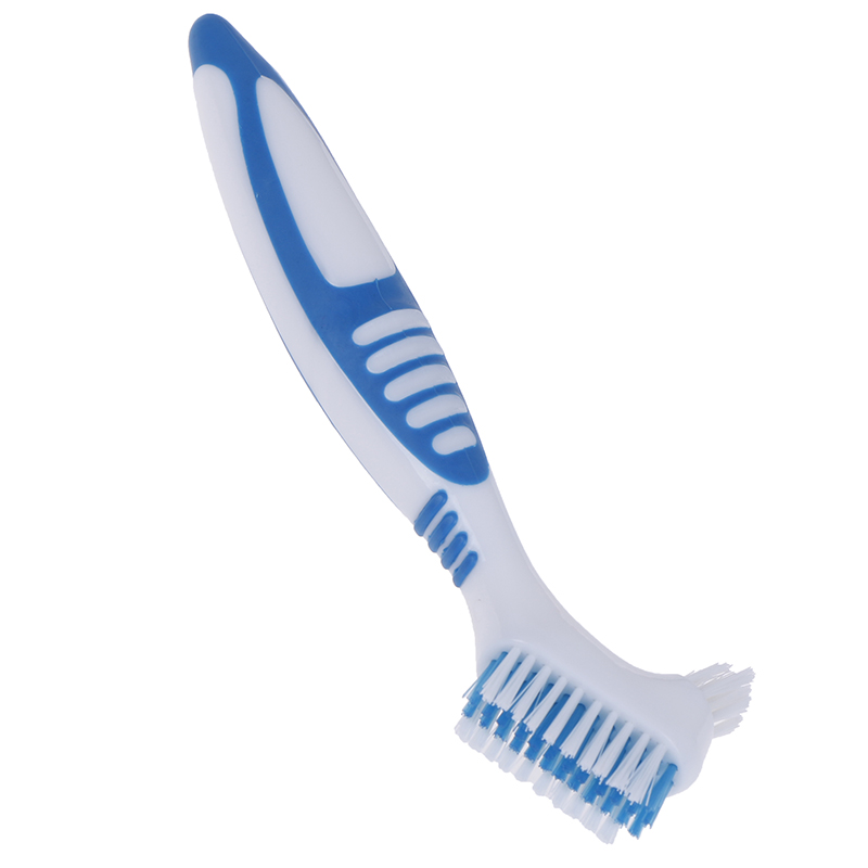 Denture Cleaning Brush Dedicated Denture False Teeth Brush Oral Care Tooth Brush.