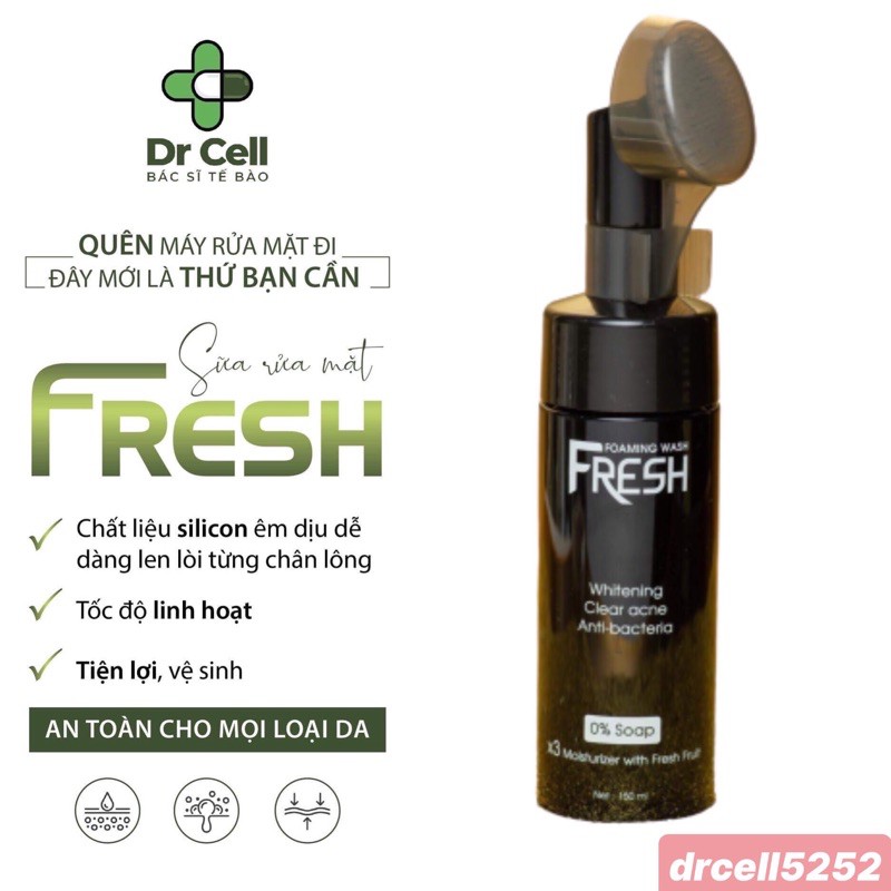 [CHÍNH HÃNG] Sửa Rửa Mặt Sạch Sâu FRESH DrCell