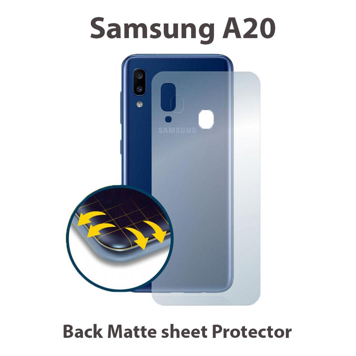 Samsung Galaxy A20 Back Matte Protector Soft Skin Sheet Soft Film Protection For Samsung Galaxy A20. 