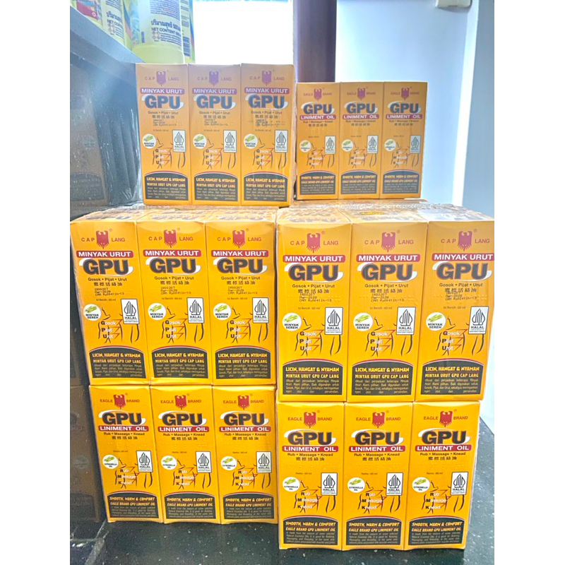 Dầu xoa bóp MINYAK URUT GPU thái lan 60ml