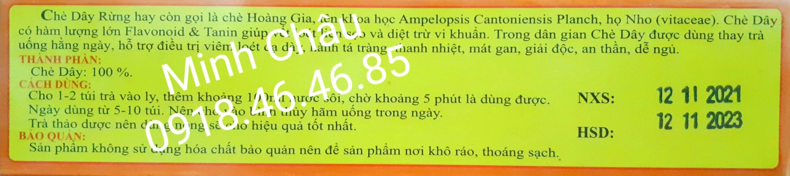 Trà Dây Rừng Nguyễn Thái Trang