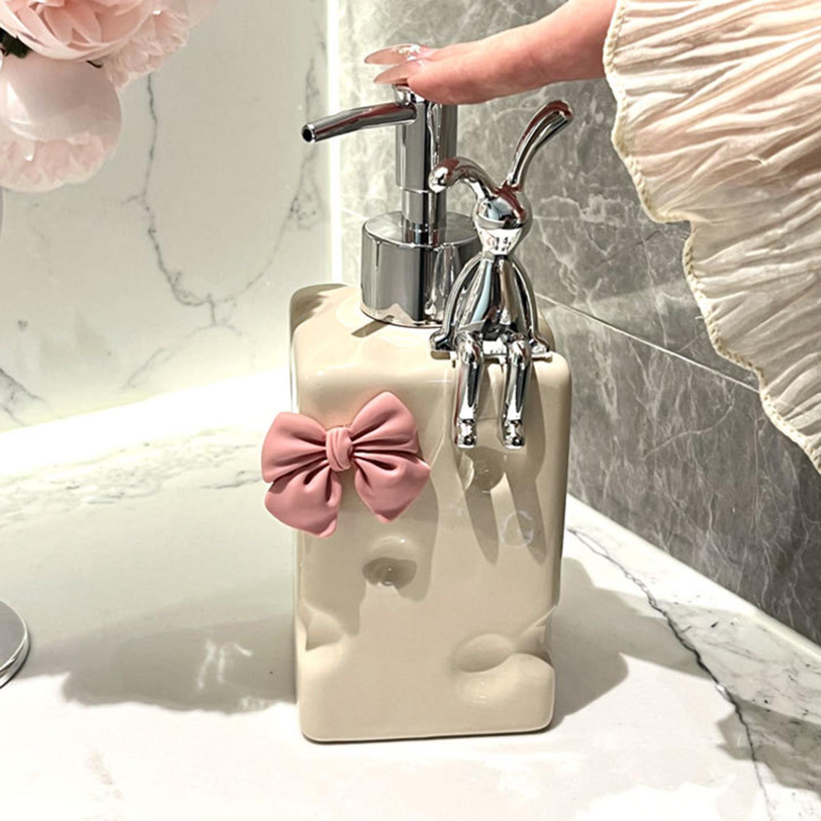 Taixer Xà phòng rửa tay bình đựng dung dịch bơm hộp đựng xà phòng mạnh mẽ Nordic rỗng bơm chai lotion cho Vanity nhà vệ sinh nhà hàng phòng tắm