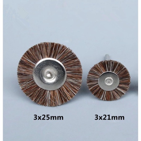 Bộ 7 bàn chải lông ngựa mini cán 3mm