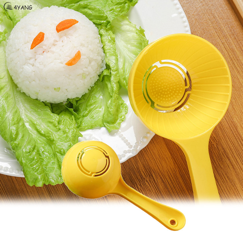1pc-Rice Spoon,Non-stick DIY Rice Scoop Mold, Rice Ball Spoon, Half Round Rice Porridge Spoon, Kitchen Accessories