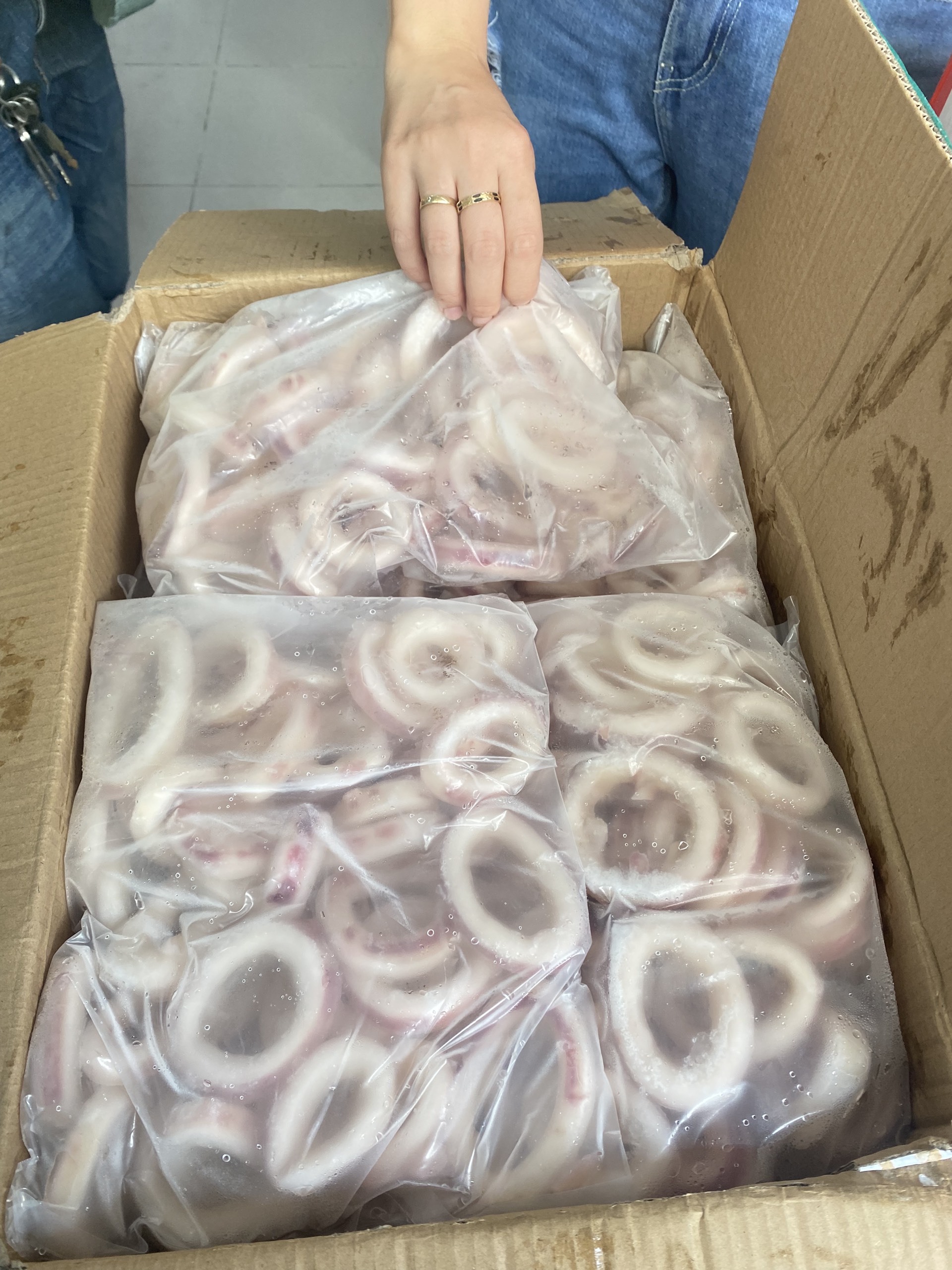 [CHỈ GIAO HỎA TỐC HCM] - MỰC VÒNG TÚI 1KG