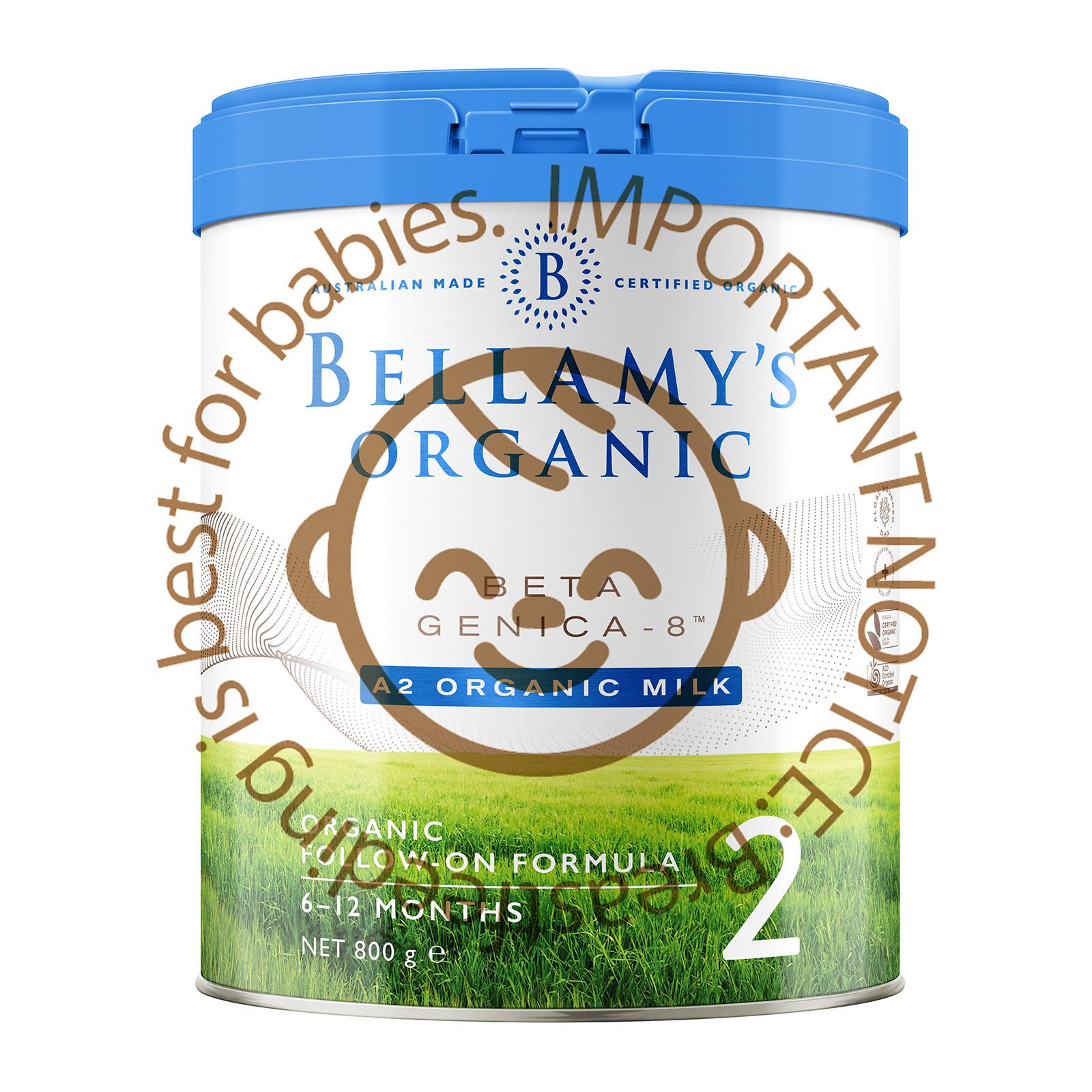 Bellamy's Organic Beta Genica-8™ Step2 Bellamy's Organic Beta Genica-8 Step 2 Follow On Formula 800g