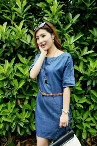 [HCM]ĐẦM JEAN SUÔNG CỔ THUYỀN