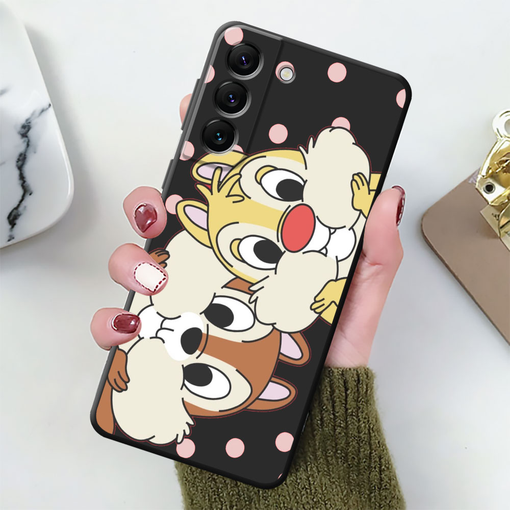 TAHANgTA Hot Sale New style Disney Chips And Dale Phone Case for Samsung Galaxy S24 Ultra S21 S20 FE S23 FE S10 S22 Plus Note 20 Ultra 10 Cover.