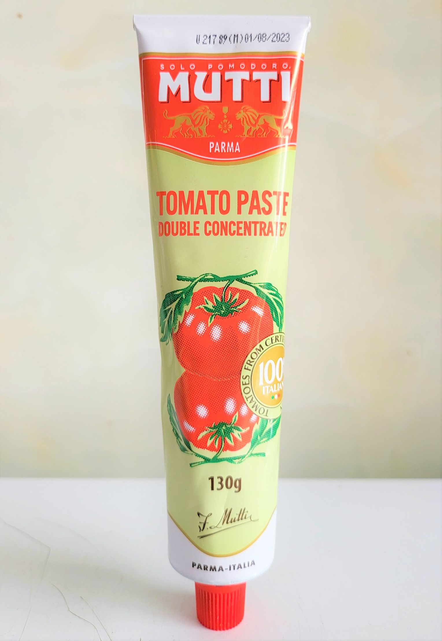 [TUÝP 130g] XỐT CÀ CHUA ĐẬM ĐẶC [Italia] MUTTI Tomato Paste Double Concentrated