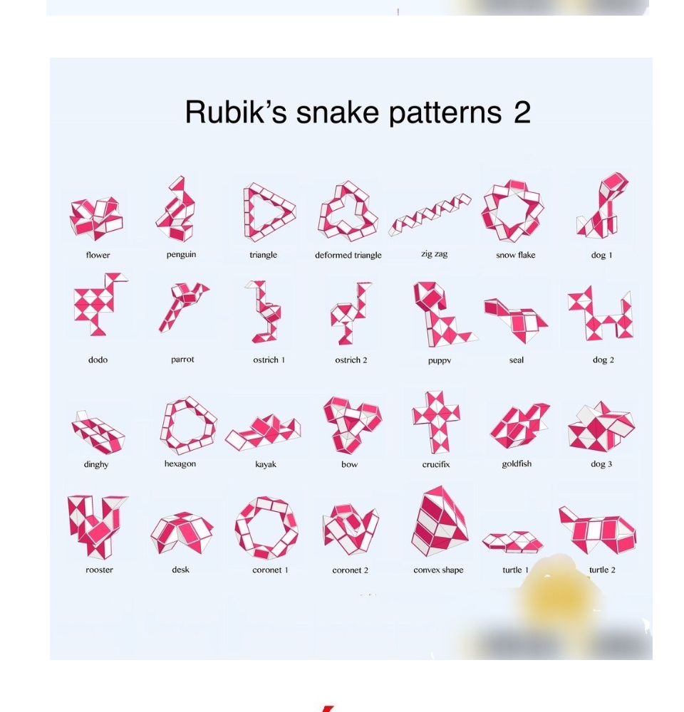 Rubik Snake - Rubik rắn biến thể 36/72/96/240 đoạn