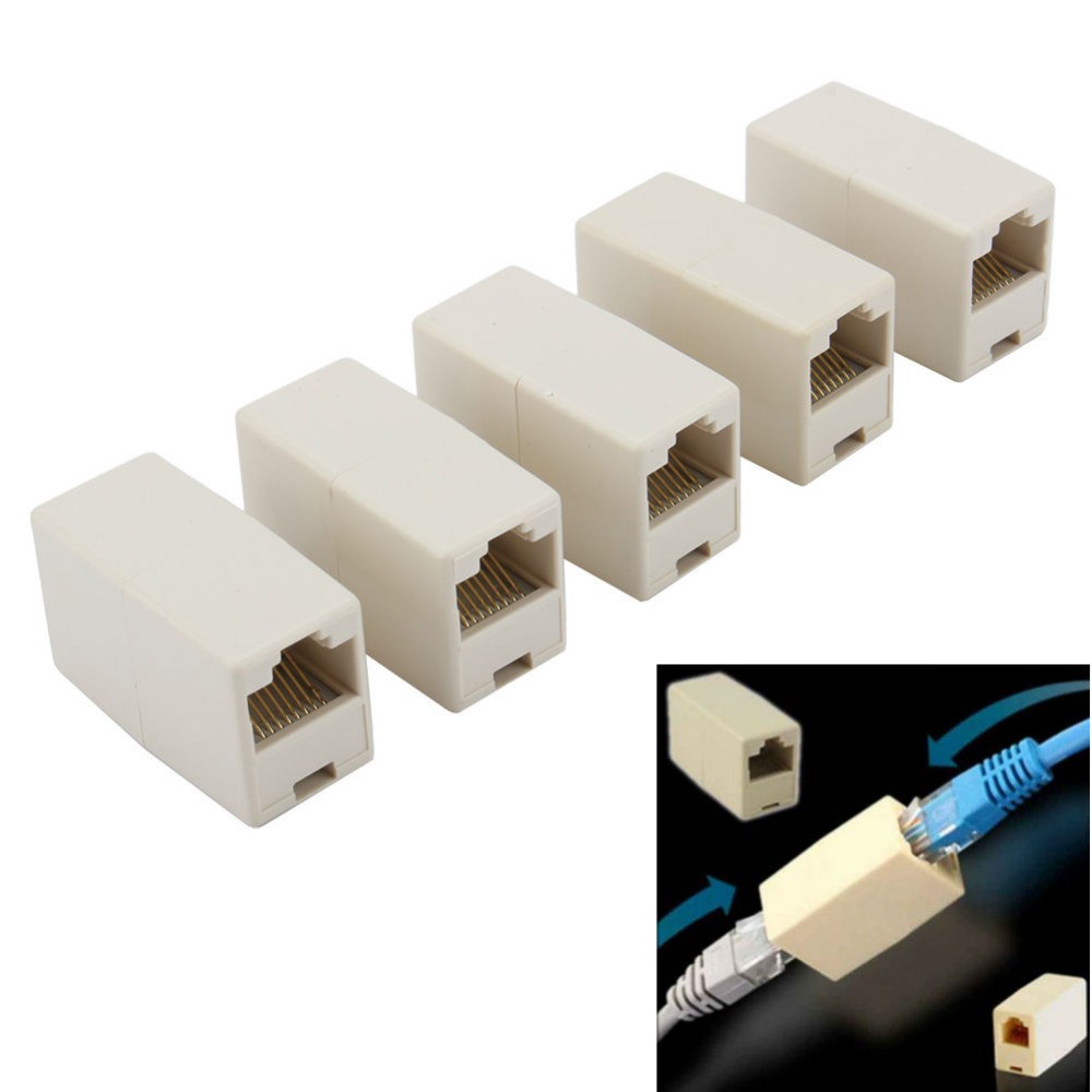 2 ĐẦU NỐI MẠNG RJ45, JACK NỐI CABLE MẠNG RJ45