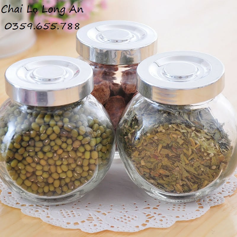 HỦ THỦY TINH NGHIÊNG 180ML