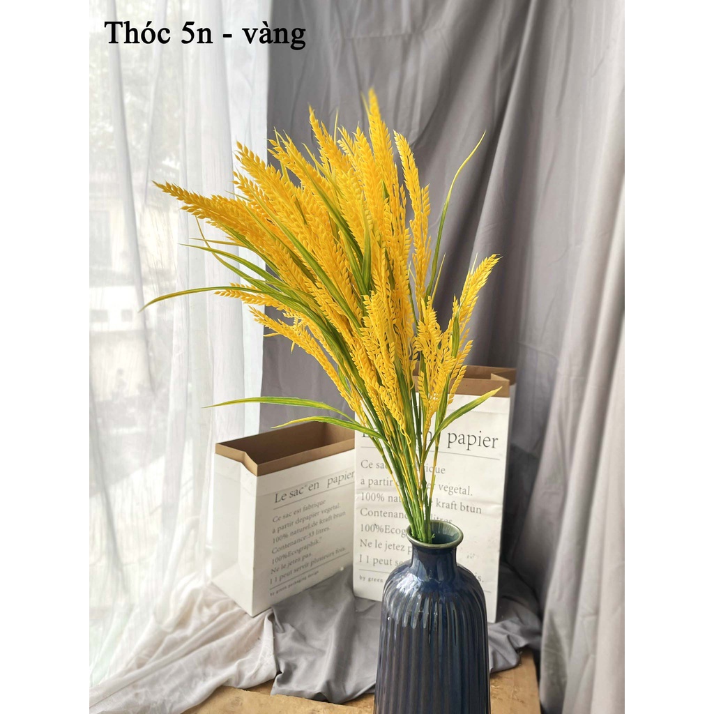 Artificial Flowers - 5-Pronged Plastic Rice Shaft Branches