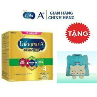 Sữa Bột Enfagrow A+ 4 hộp giấy 2.2kg[ Tặng bộ mền đa năng BOBBY hình mèo dễ thương]