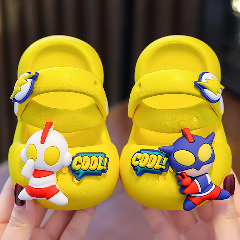 IQANGEL Guốc Sanrio dễ thương cho bé, dép chống trượt kuromi cho bé gái, dép trẻ em Mũ ngón chân cho trẻ em