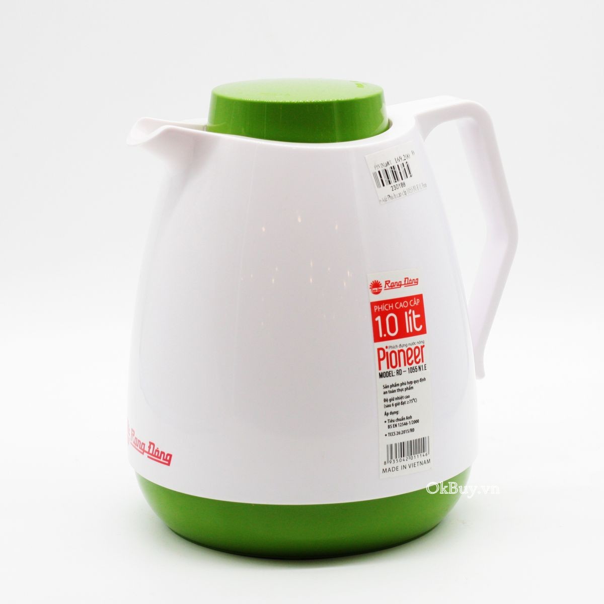 [HCM]Phích trà giữ nhiệt Rạng Đông RD-1055 TS 1 lít ( màu ngẫu nhiên)