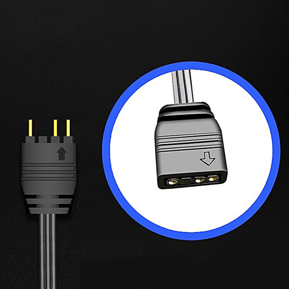 2/1pcs Argb Controller 5v 3pin To Sata Power Supply Mini Rgb Controller Cable For Pc Computer Case Cooling Fan Led Strip. 