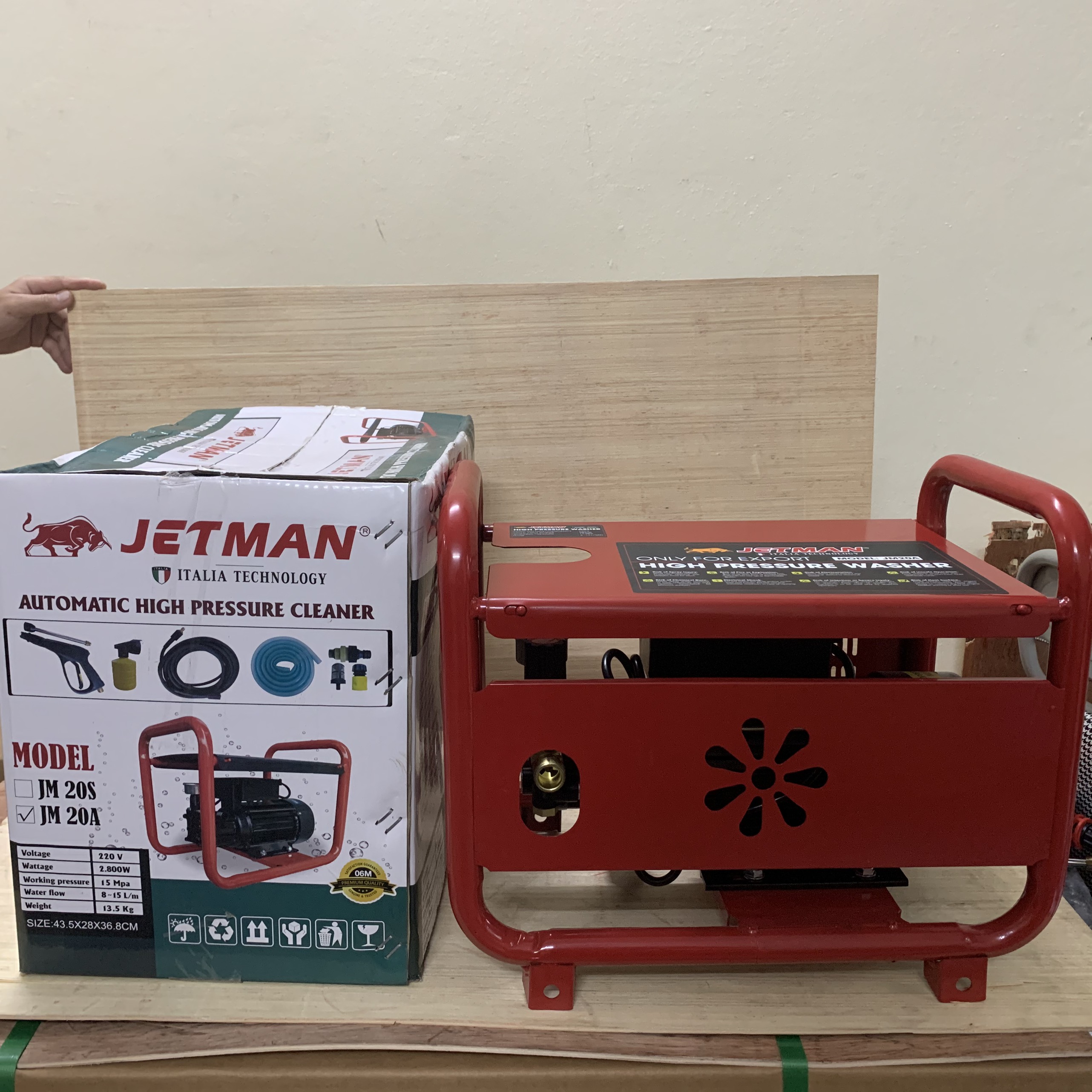Máy Rửa Xe 2800W Jetman JM20A