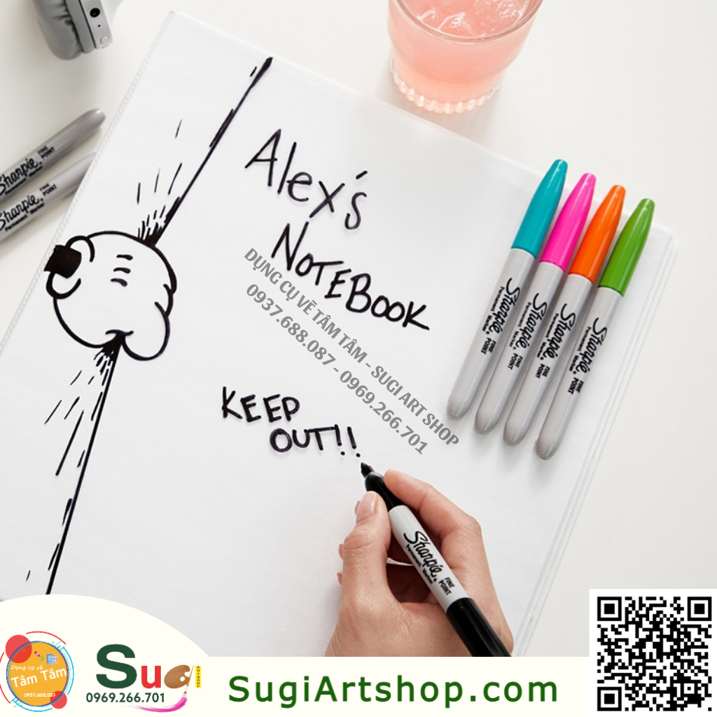 Bút lông dầu Sharpie - Sharpie Permanent Marker
