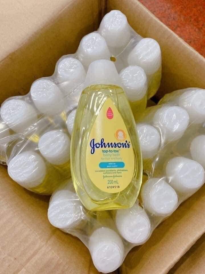 Sữa tắm gội toàn thân Johnson's 200ml