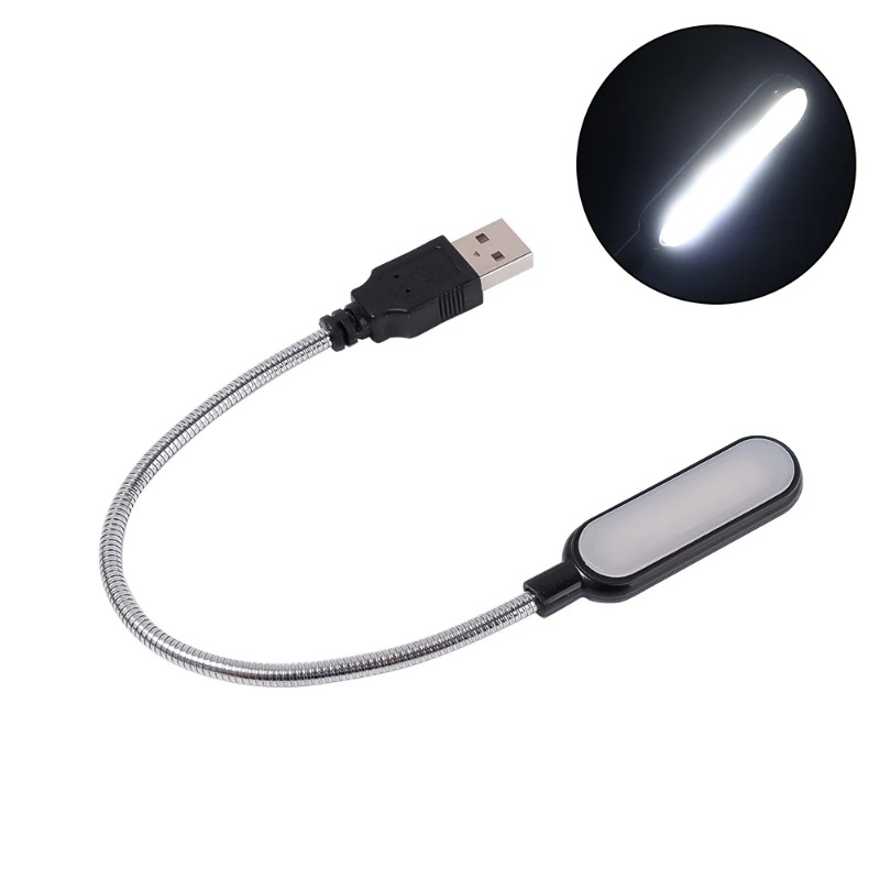 Portable USB LED Mini Book Reading Light Lamp Travel Table Lamp PC Computer Laptop Notebook Flexible Bendable Night Light