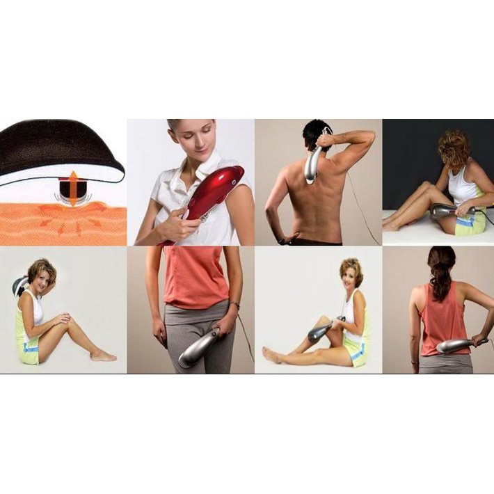 (SỈ) Máy massa cầm tay hình con cá heo 3 đầu Dolpin