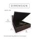 [INNDESIGN.SG] Queen Storage Bed With Mattress (6 Inch High Density Foam Mattress) (Fully Assembled and Free Delivery)(Single/Super Single/Queen/King). 
