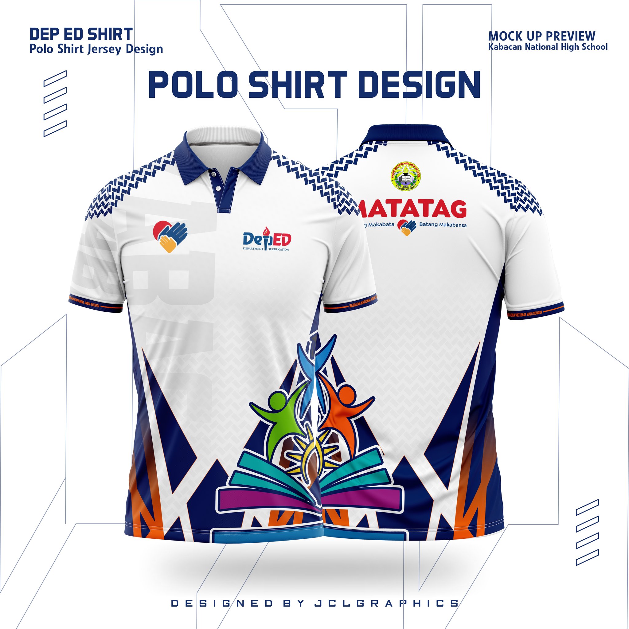 DEPED MATATAG POLO UNIFORM SUBLIMATION POLO-Shirt FOR Men AND WOEMN ...