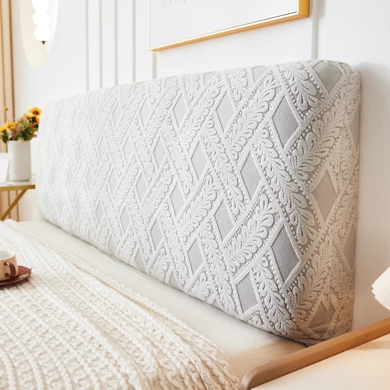 Simple Modern Stretch Bed Head Cover All-Inclusive Dustproof Headboard Decorator Covers (Not Headboard, Only Cover)
