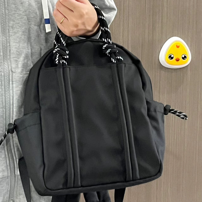 C&K Women's Backpack New Braided Rope Mini School Bag Casual Versatile Handheld Backpack