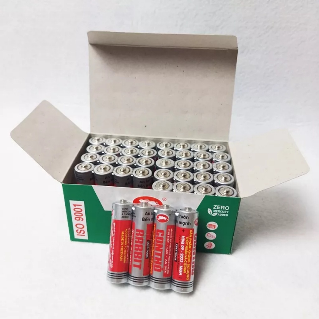 New pin con thỏ aa và aaa 1.5v. hộp 20-40 viên