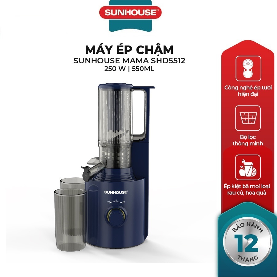Máy ép chậm SUNHOUSE SHD5512