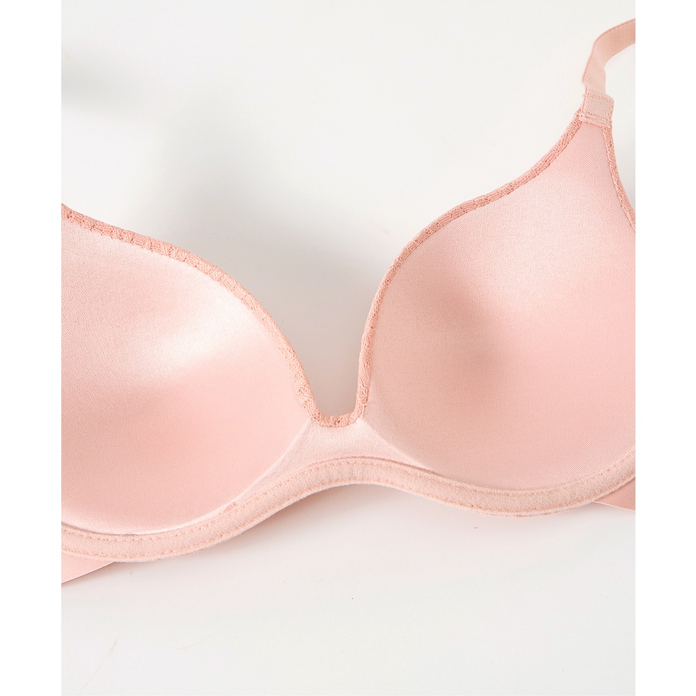 Young Hearts Lace Clean Cut Triangle Wireless Bra Y25-00026 j