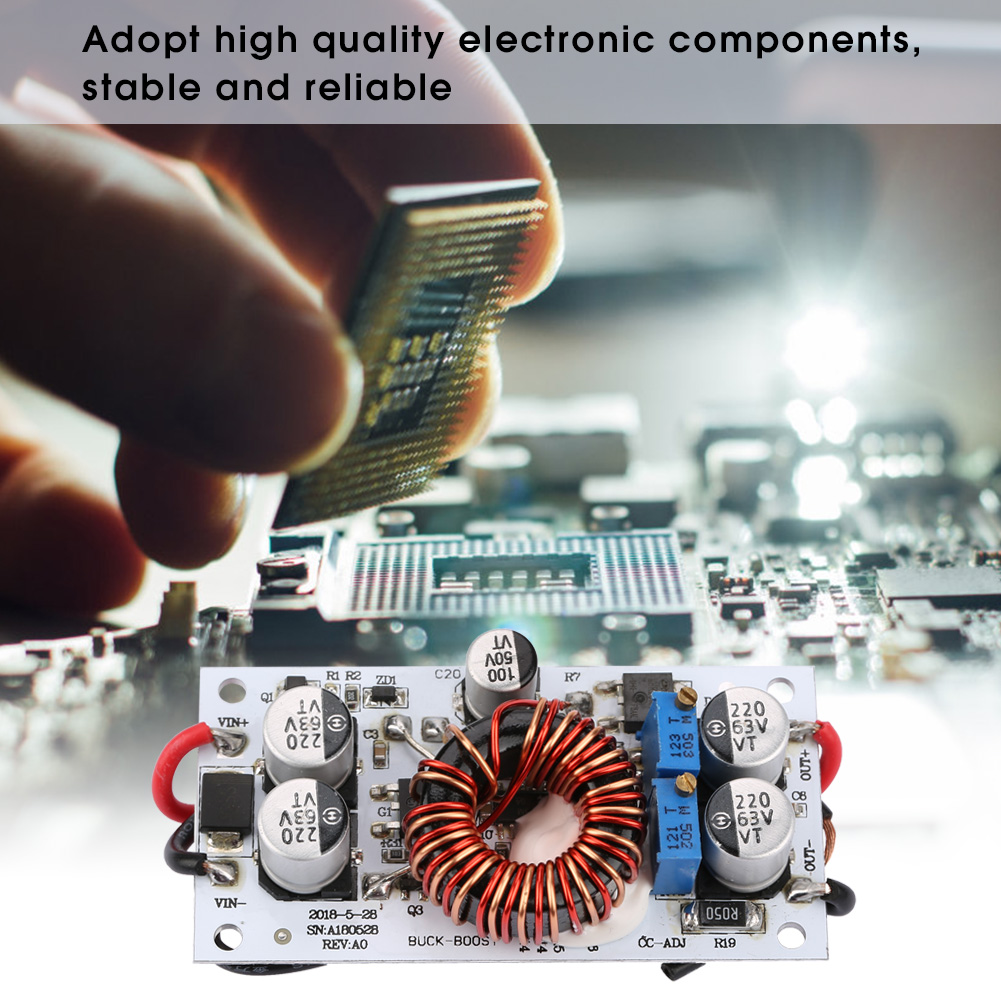 Current Voltage Regulator Power Supply Module DC-DC Buck Boost Converter Step Up Down Boost Buck Board Converter Module Automatic Adjustable Voltage Power Supply Module