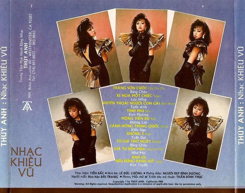 Thúy Anh CD001 - Nhạc Khiêu Vũ