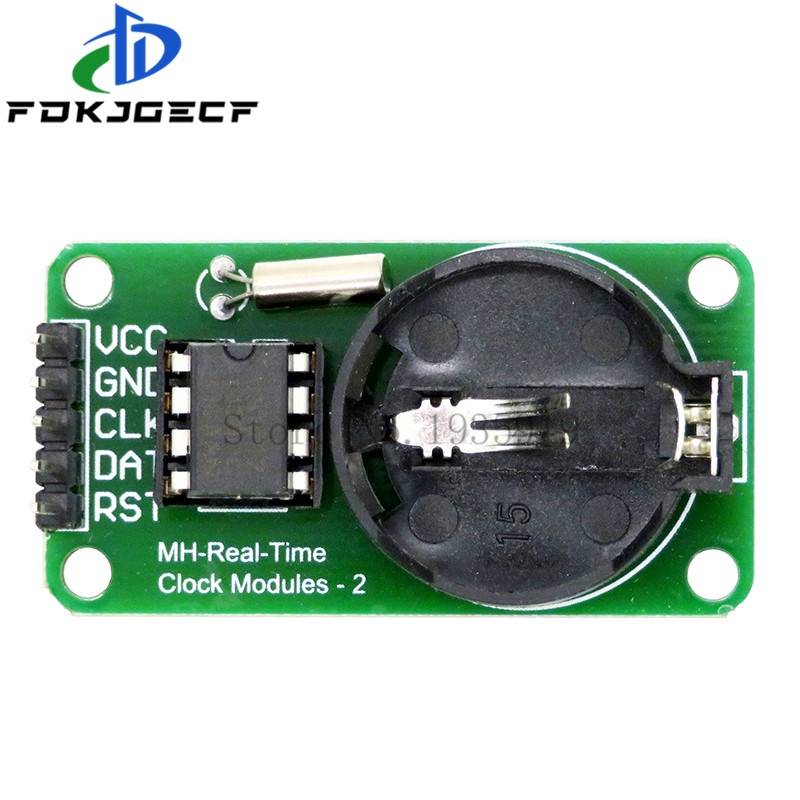 1pcs/lot rtc ds1302 real time clock module for avr arm pic smd for arduino