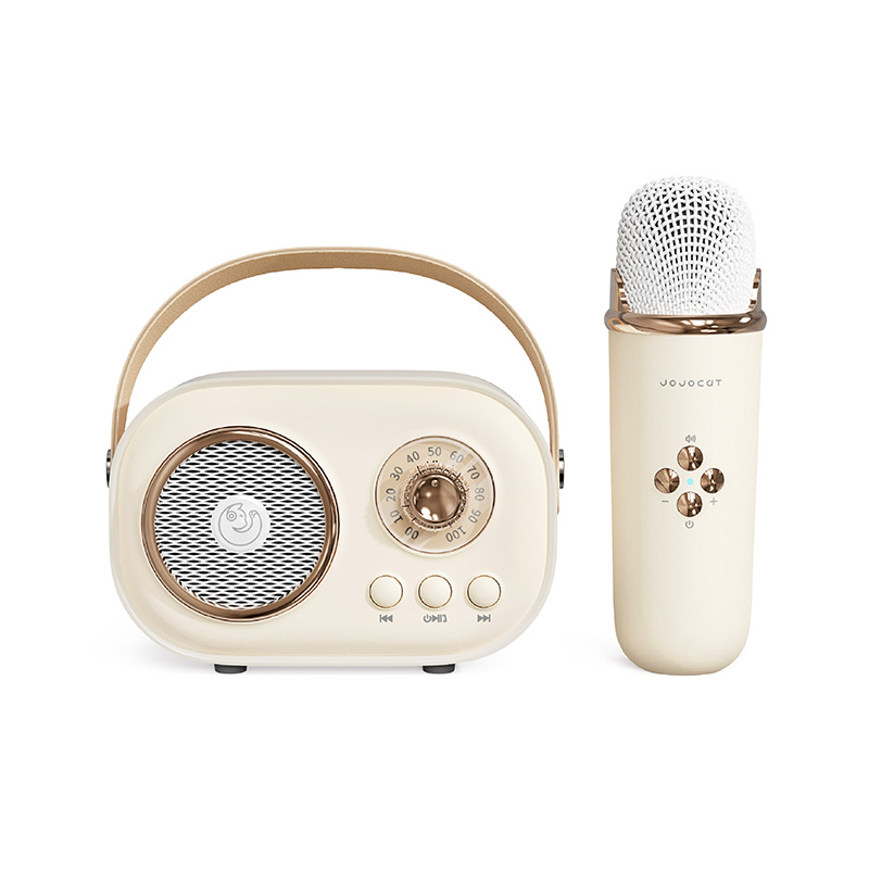 XiaoZhubangchu Wireless microphone microphone audio integrated wireless bluetooth speaker karaoke children singing family ktv