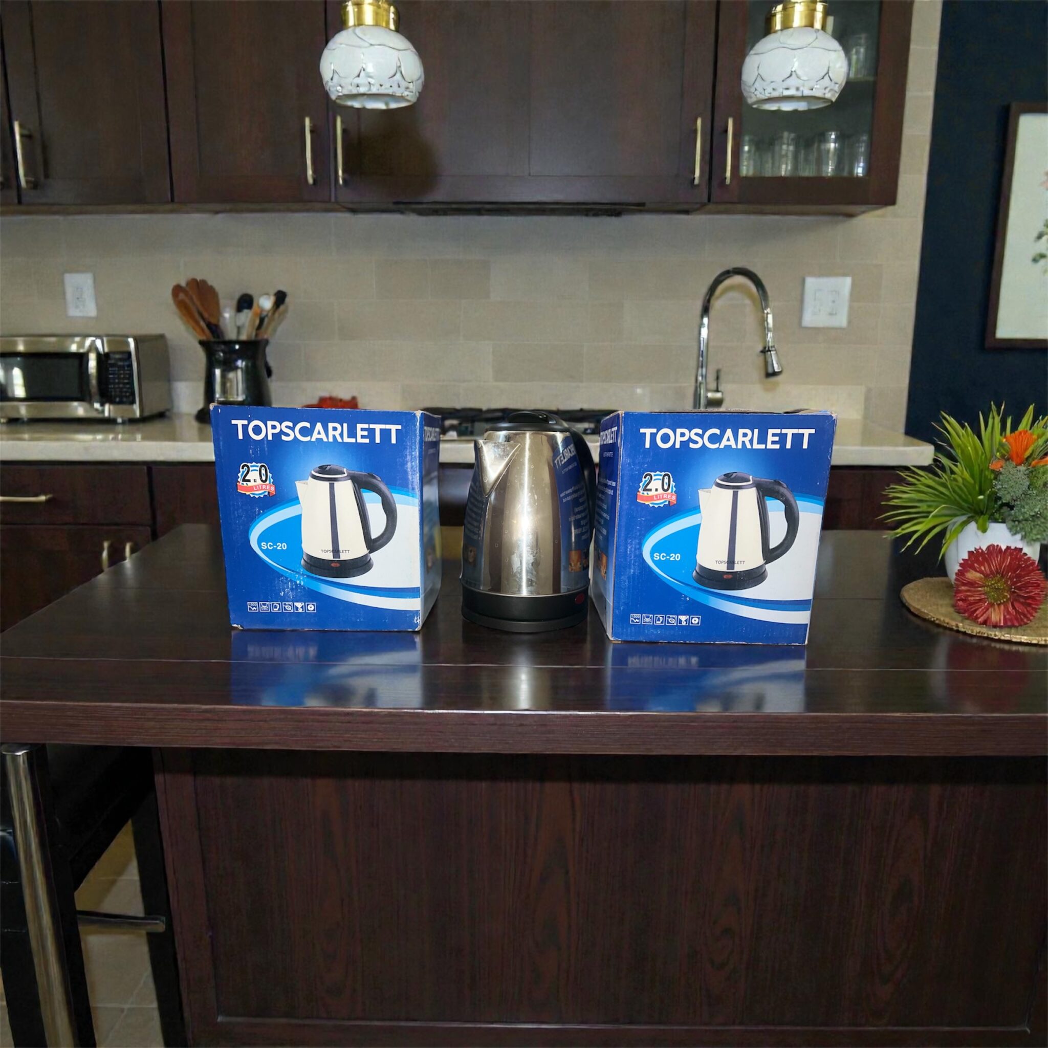 Topscarlet SC-20 2.0-Liter Electric Kettle.