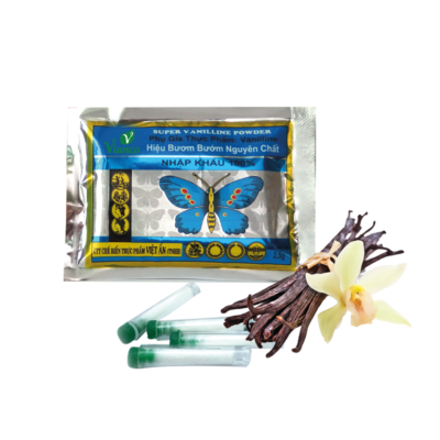 Bột thơm Vani ống hiệu con Bướm Vianco
